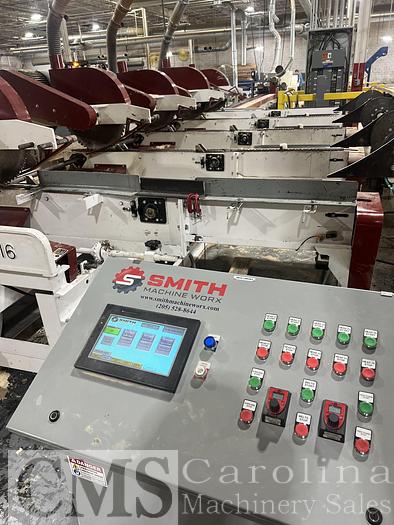 Used Smith Machine 5-Head Trim Saw Line