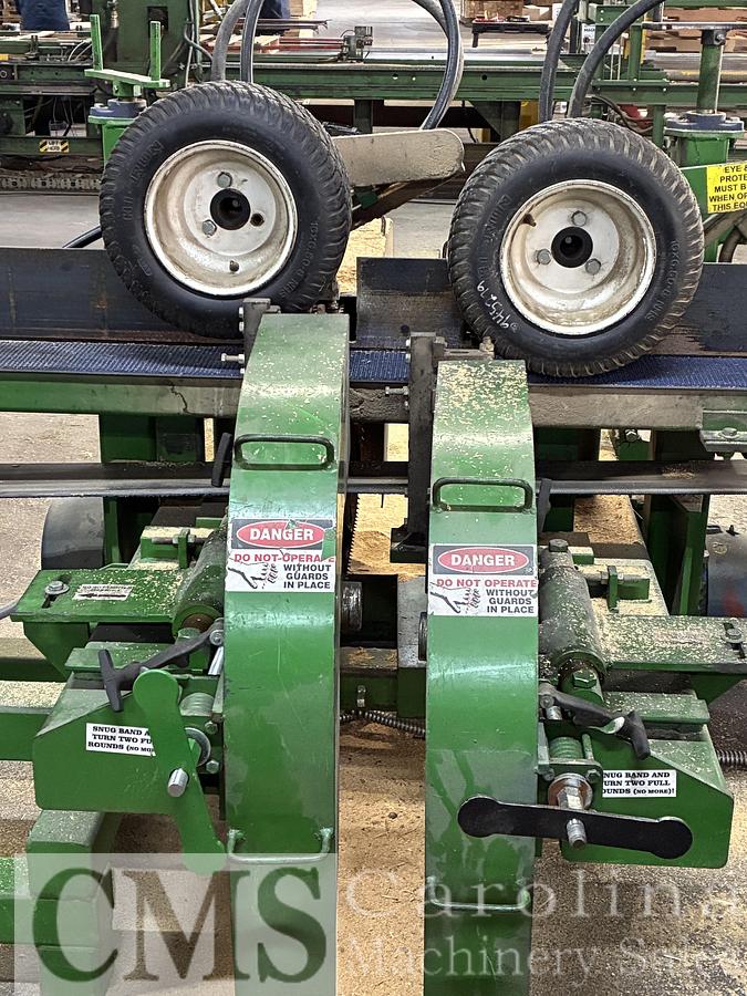 Used Morgan 4-Head Resaw with Run Around System
