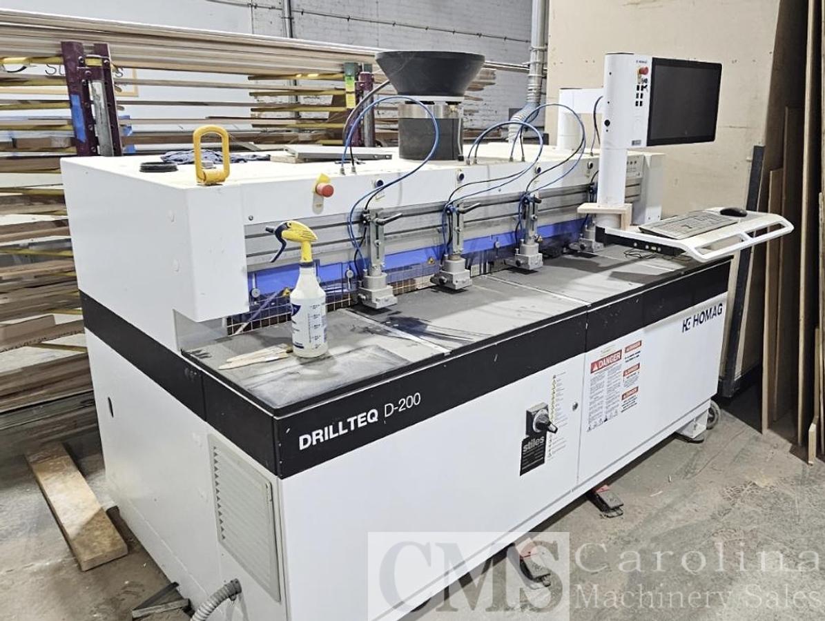 Used 2018 Homag Drillteq D200 Bore & Dowel Machine