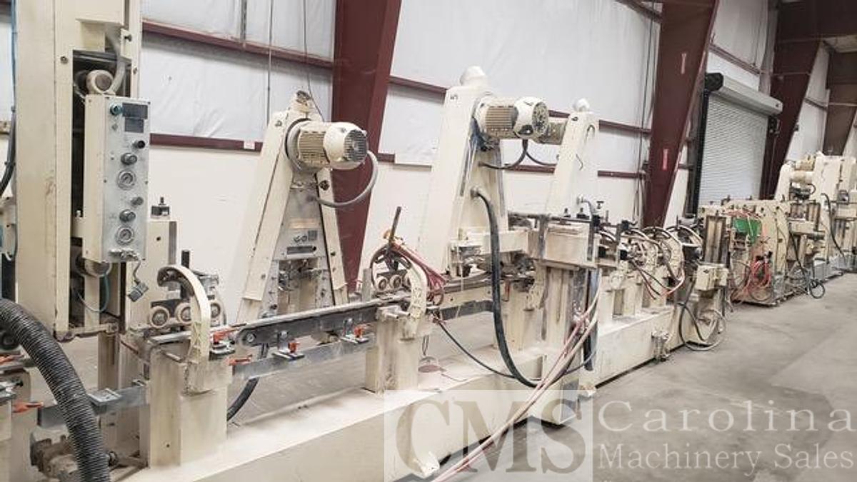 Used 2000 Delle Vedove SPL/11 linear sander with Bottom Sanding Unit
