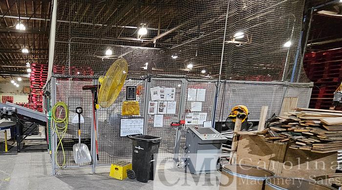 Used Honey Badger Pallet Nailer with Stacker