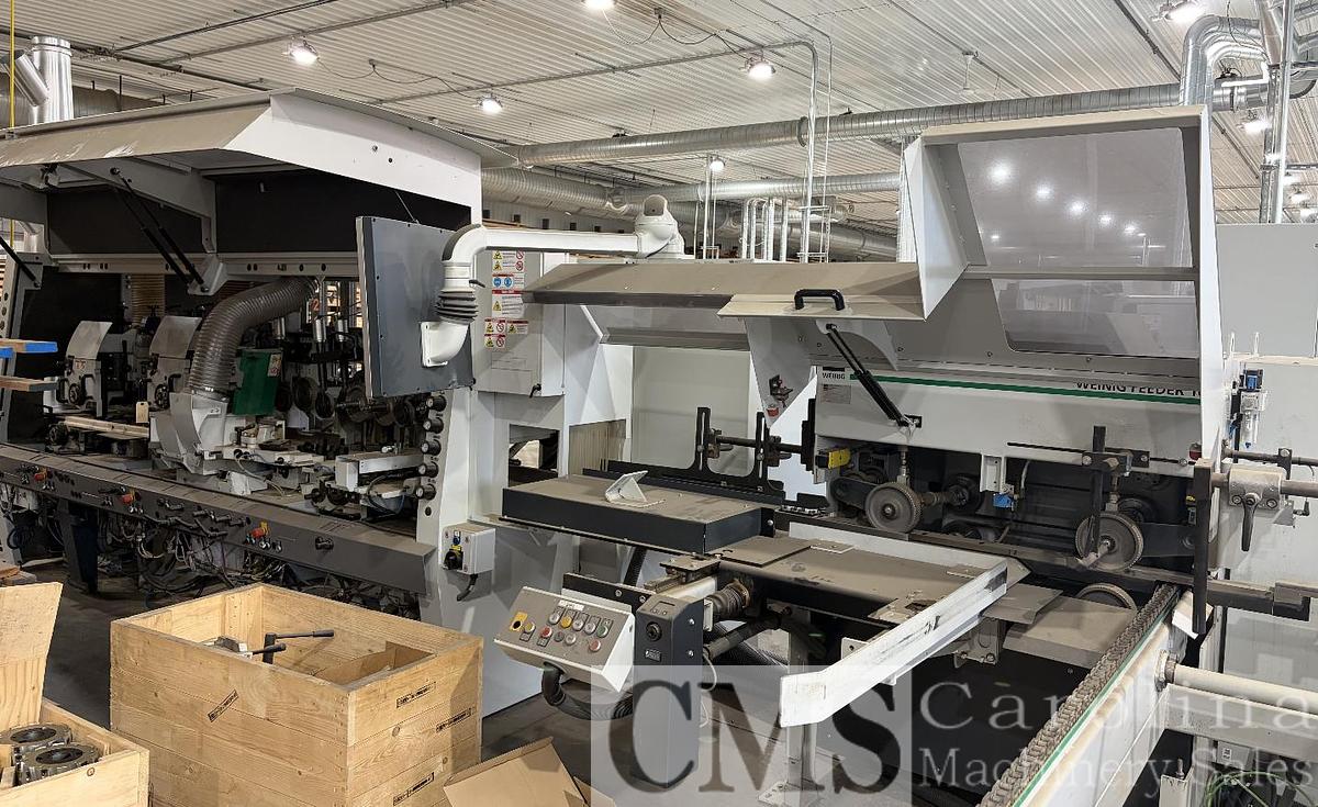 Used Weinig Hydromat 3000 Moulder with Infeed System