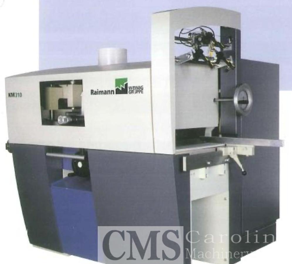 Used Raimann KM310M Gang Rip Saw with Infeed and outfeed