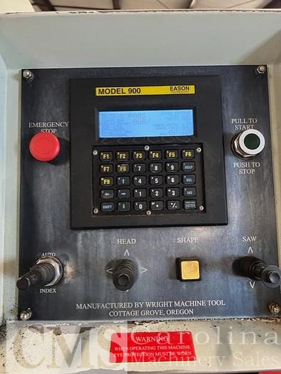 Used Wright Machine P1 Talon CNC Bandsaw Grinder