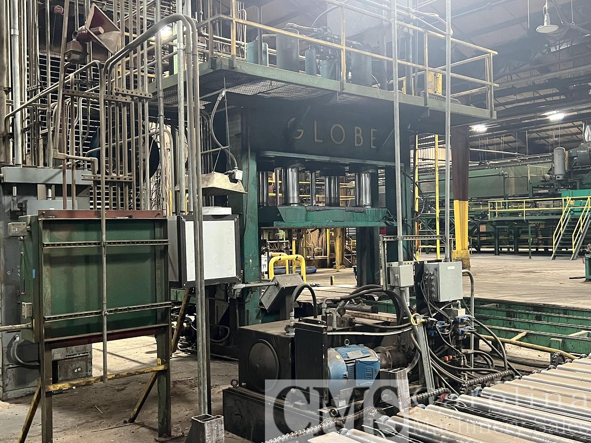 Used Globe Playwood Layup Line and Globe Press