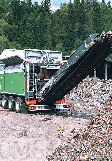 Used 2018 Komptech Terminator 6000S Mobile Shredder