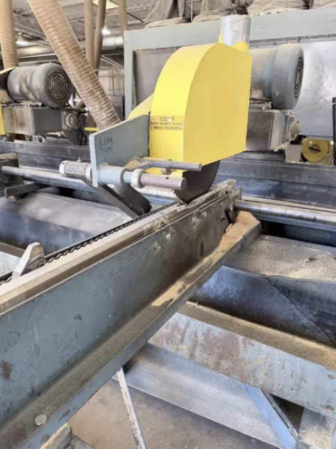 Used Newman KM16 Multiple Head Trim Saw