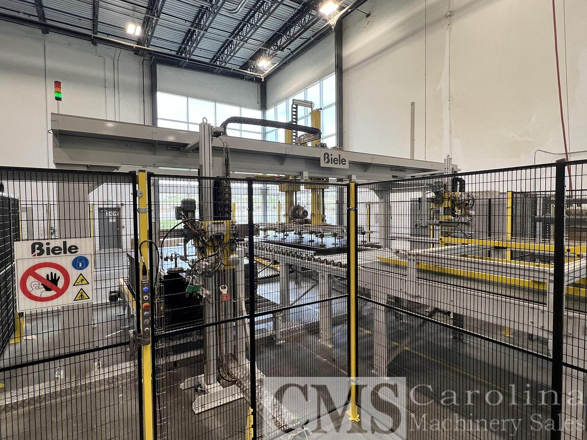 Used 2020 Barberan Top & Bottom Laminating Line with Biele Automatic Infeed/Outfeed System
