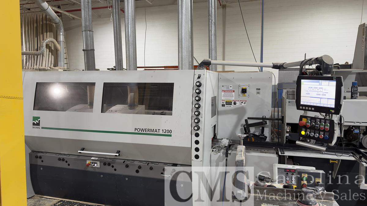 Used 2015 Weinig Powermat 1200 Moulder with Infeed