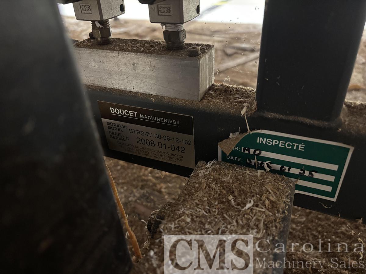 Used 2008 Doucet BTRS-70-30-96-12-162 Return Conveyor