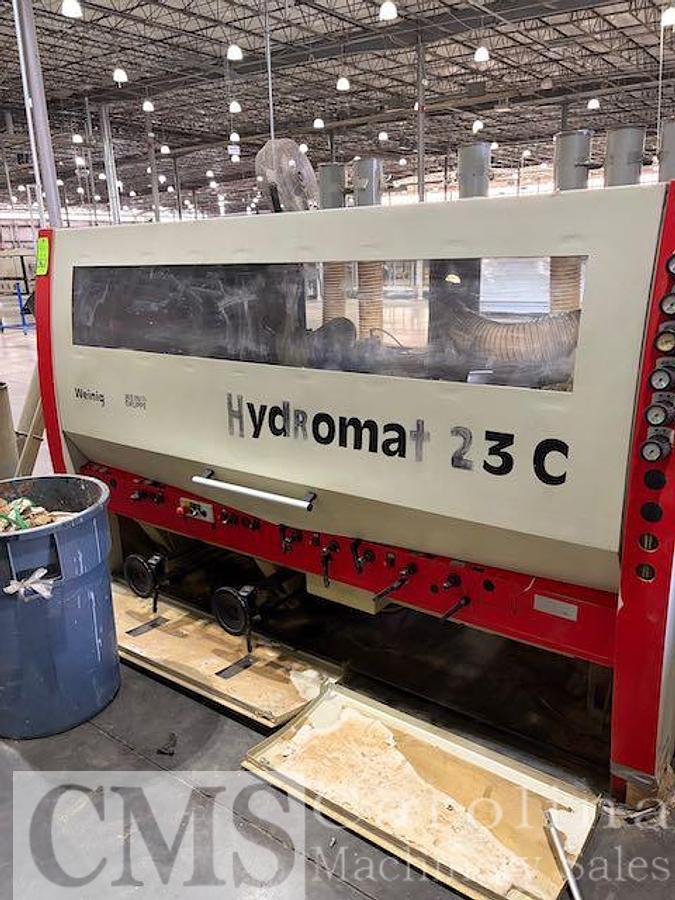 Used 2000 Weinig Hydromat 23 C Moulder with Infeed System