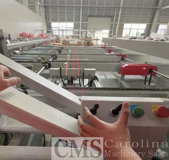 Used Woodtech Ripmaster Rip Saw with Skewing