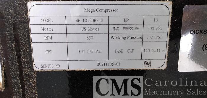Used Mega 10 HP Air Compressor