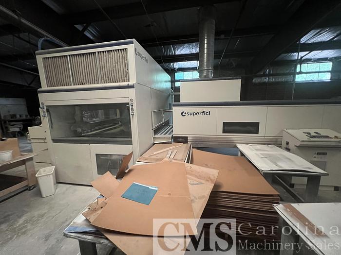 Used 2019 Superfici Compact Spray Finish Line