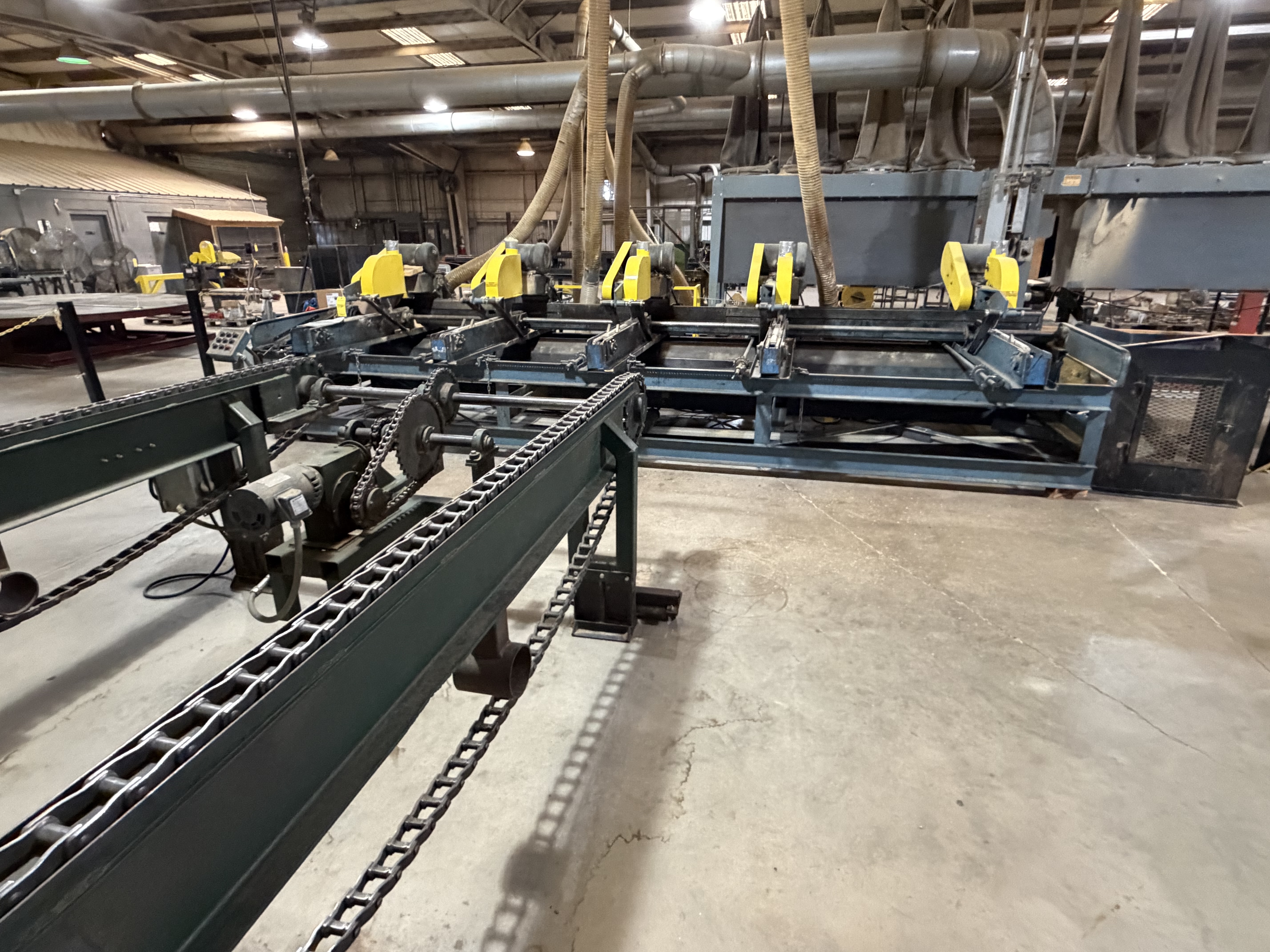 Used Newman KM16 Multiple Head Trim Saw