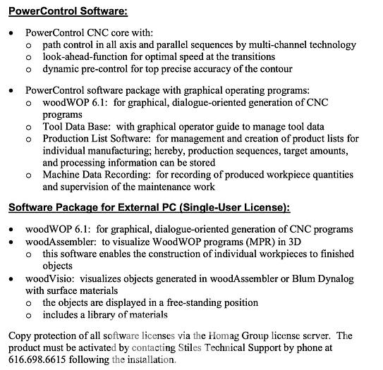 Used 2014 Weeke BHX 500 CNC Center