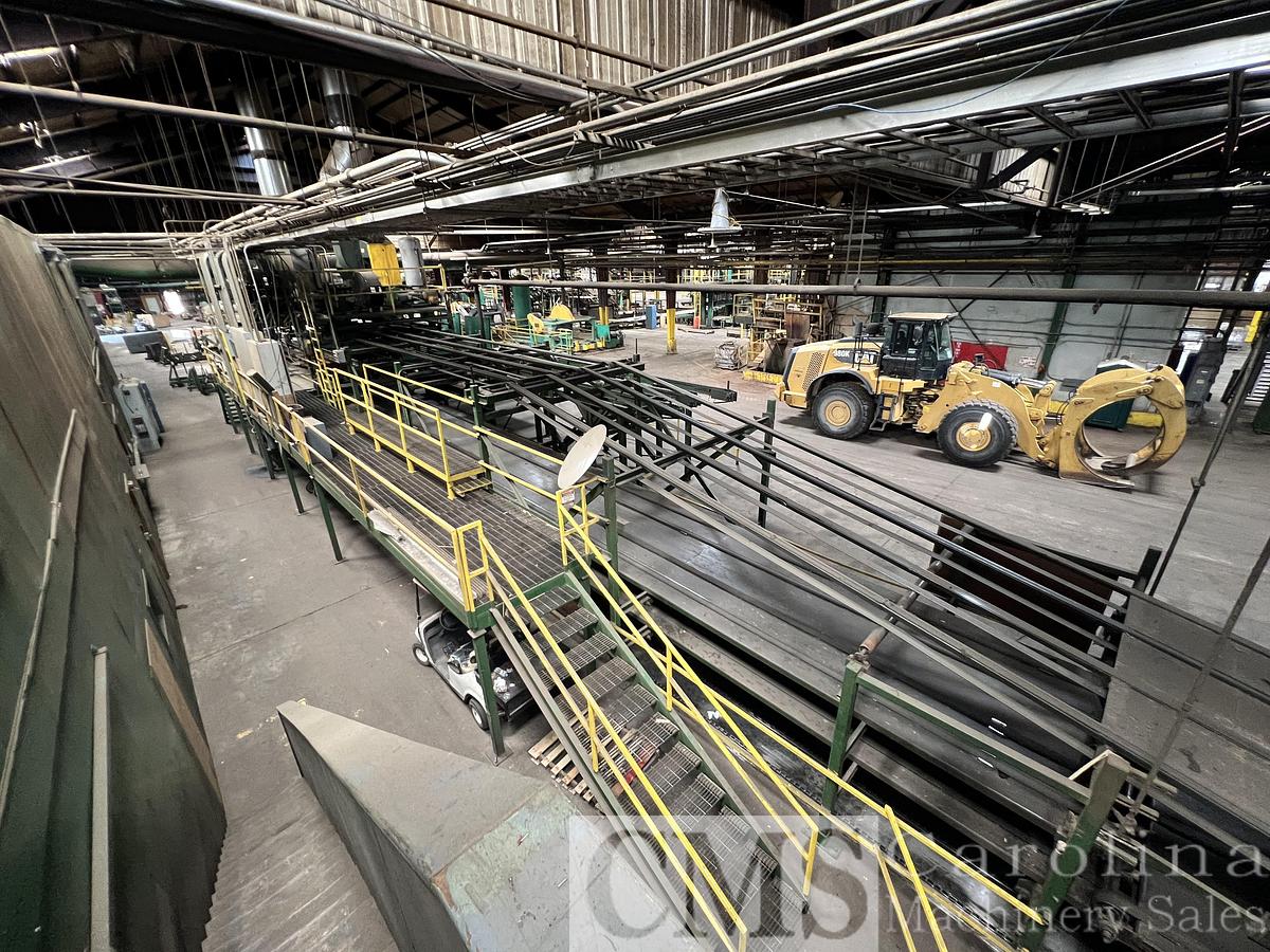 Used USNR Veneer Peeler and Stacker Green Line
