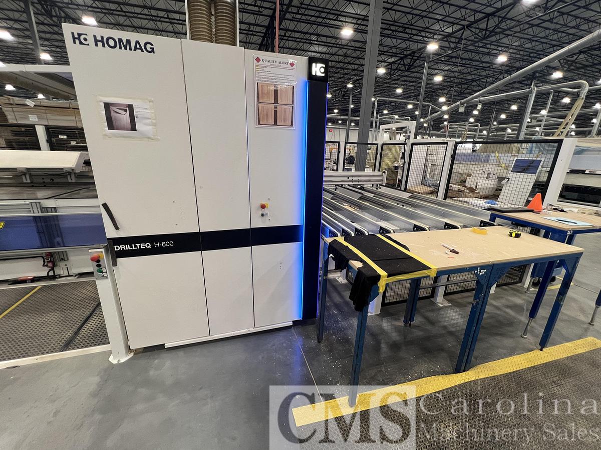 Used 2021 Homag Drillteq C600 with Stackteq C500 Stacker