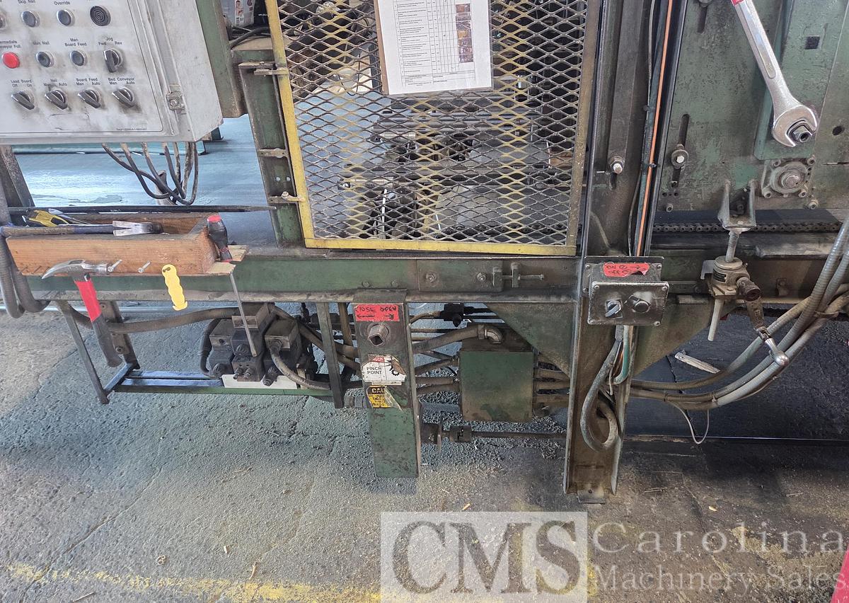 Used Viking Model 504 Automatic Pallet Nailer with Stacker