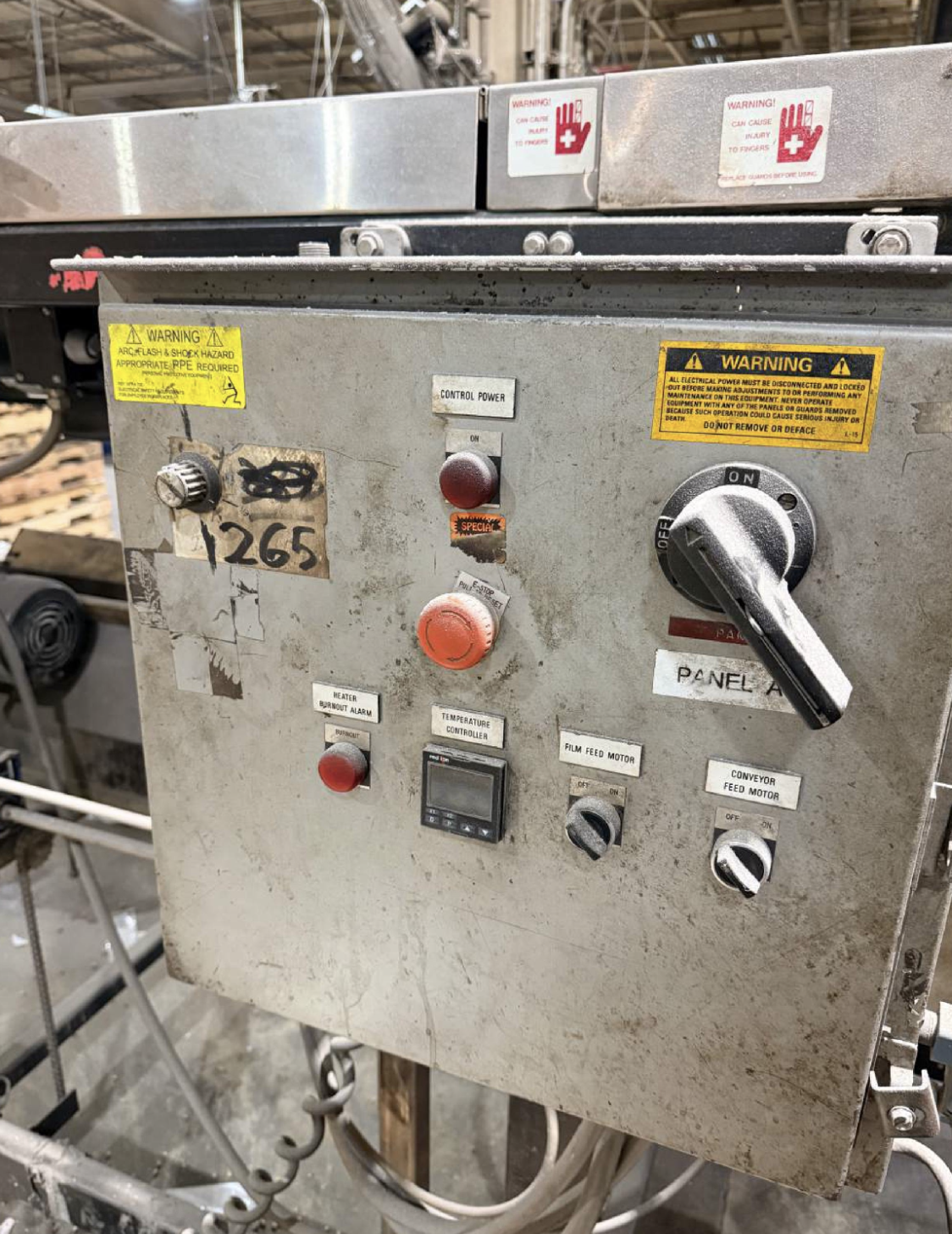 Used Hamer Model 2080 Form Fill Seal Bagging Line