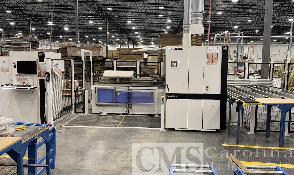 Used 2020 Homag/Weeke Optimat BHX500 Feed Thru Boring Machine