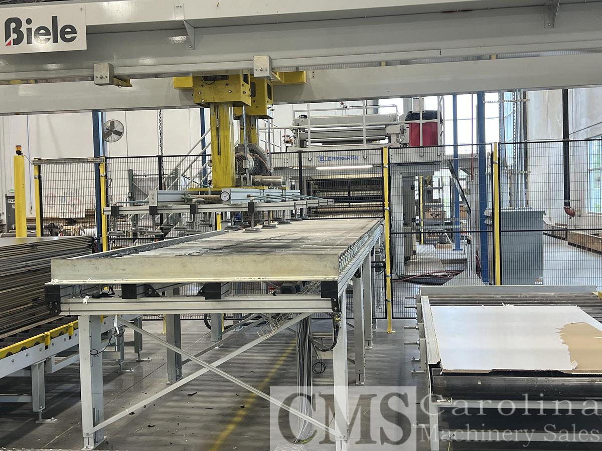 Used 2020 Barberan Top & Bottom Laminating Line with Biele Automatic Infeed/Outfeed System