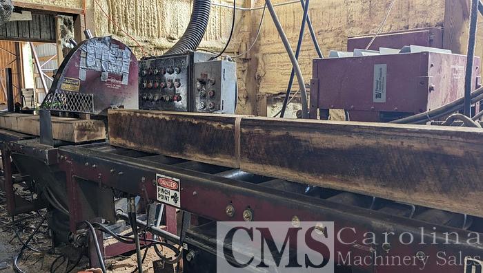 Used West Plains 5-Head Resaw with Chop Line