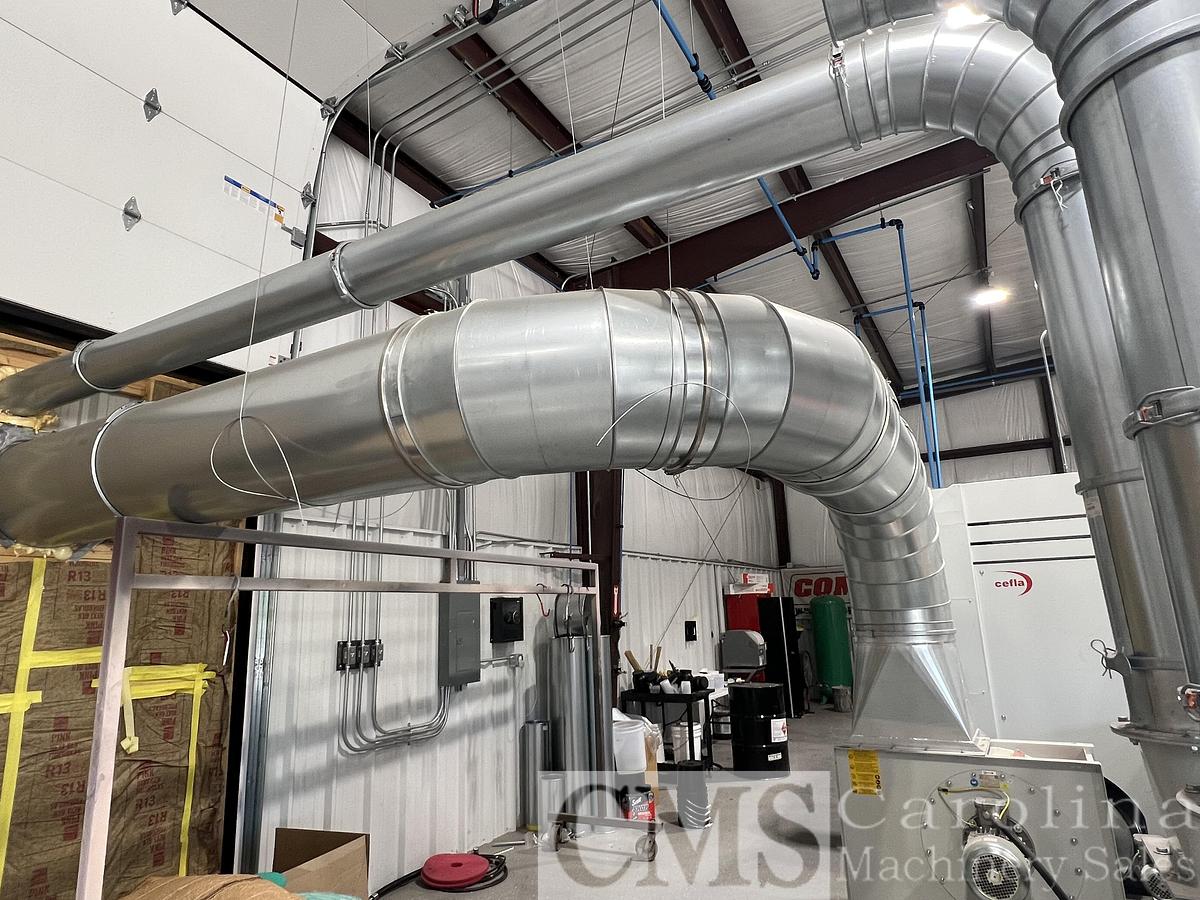 Used Cefla Mito Sprayer Finishing Line with UV Ovens