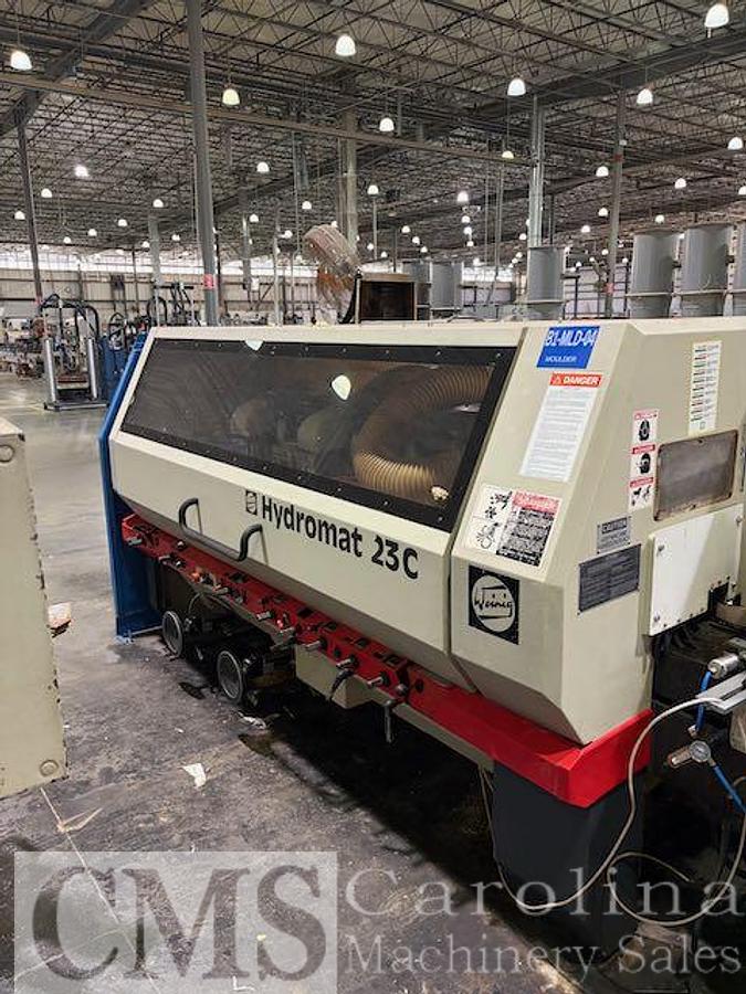 Used Weinig Hydromat 23 C Moulder with Infeed System