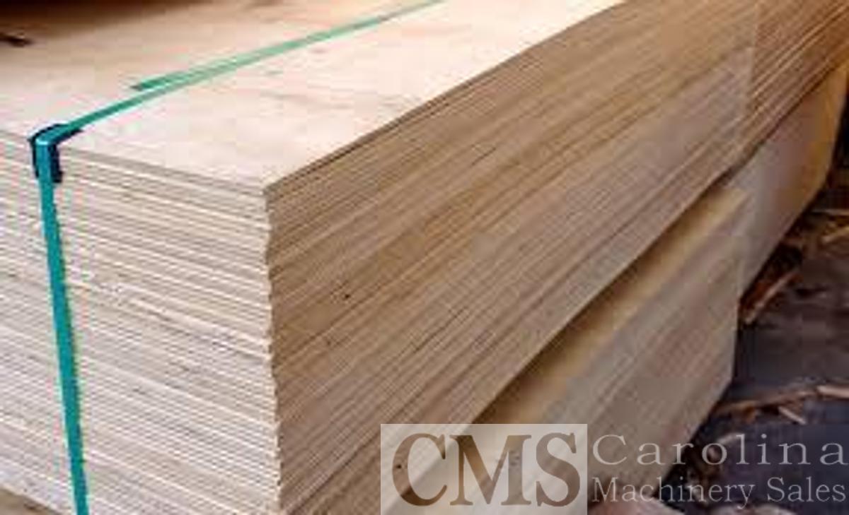 Used Complete Operation Plywood Mill Log Processing, Veneer Line and Plywood Plant