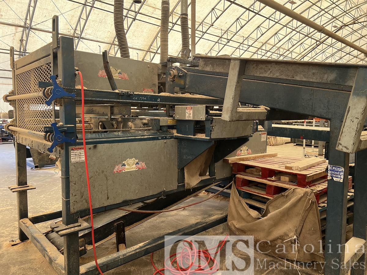 Used Brewer Complete Scragg Mill & Pallet Cut Stock Line
