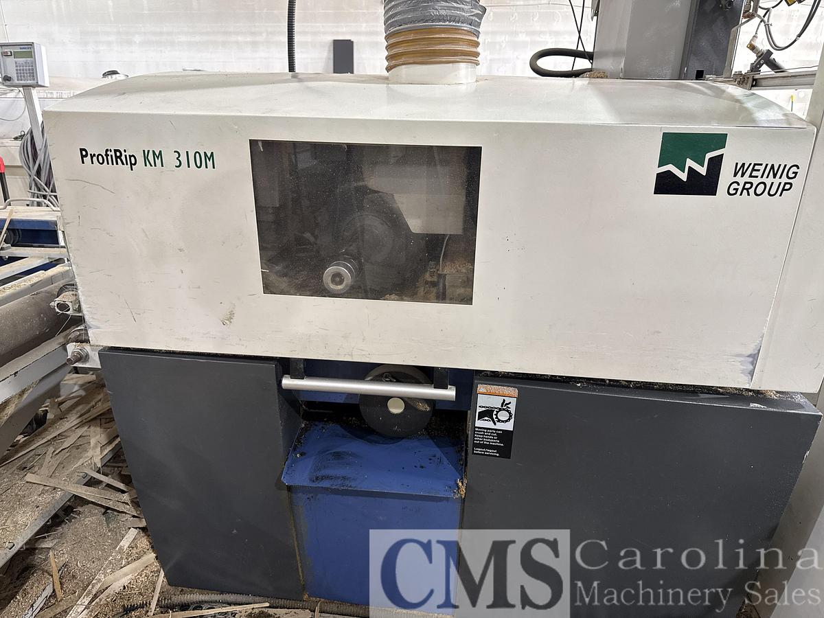 Used Raimann KM310M Gang Rip Saw with Infeed and outfeed