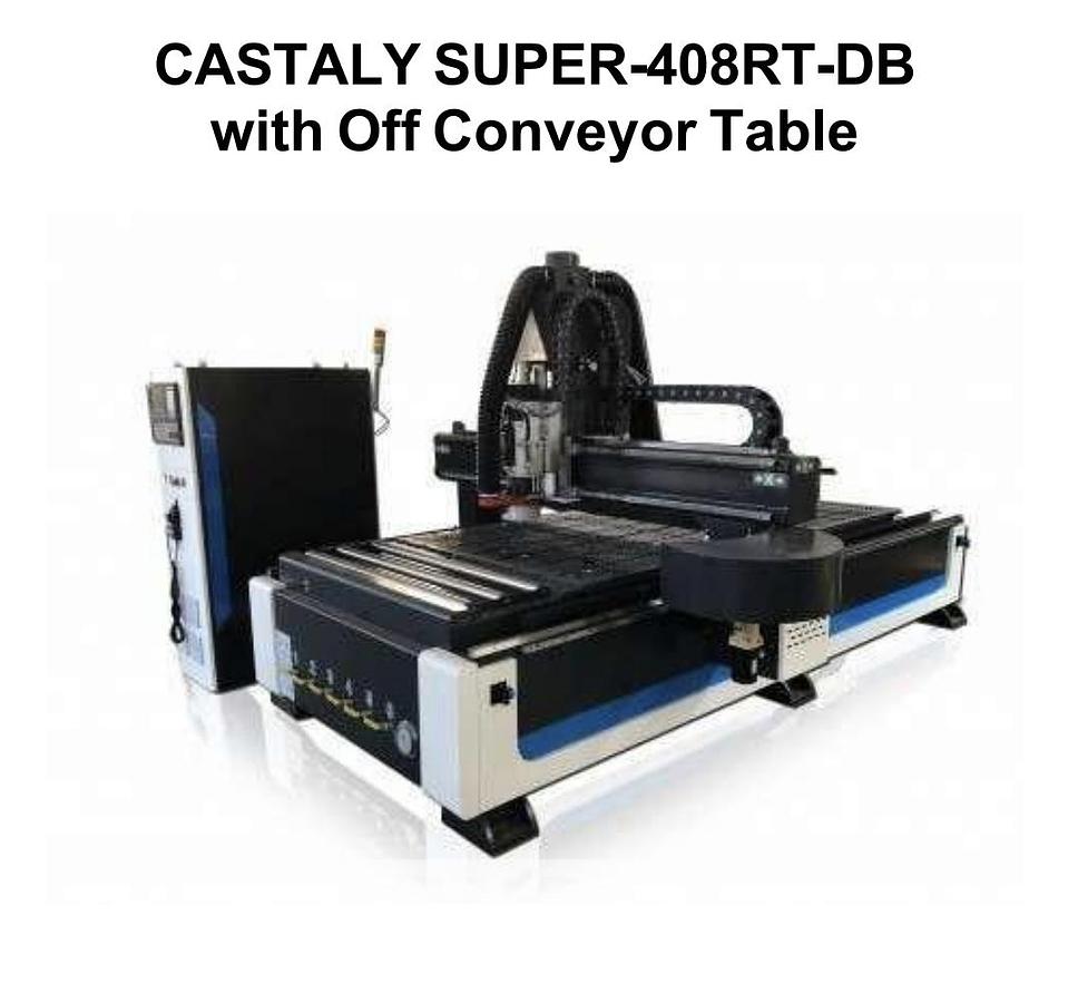Used Castaly 4'x8' CNC Router with Offloading