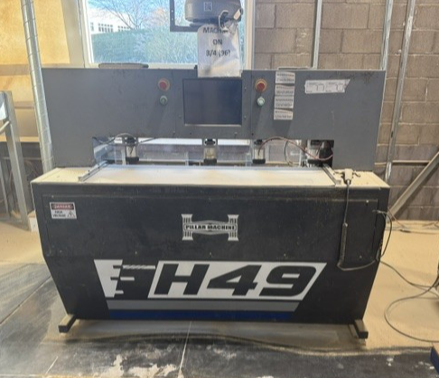 Used 2018 Pillar Model H49-8 Bore & Dowel Machine