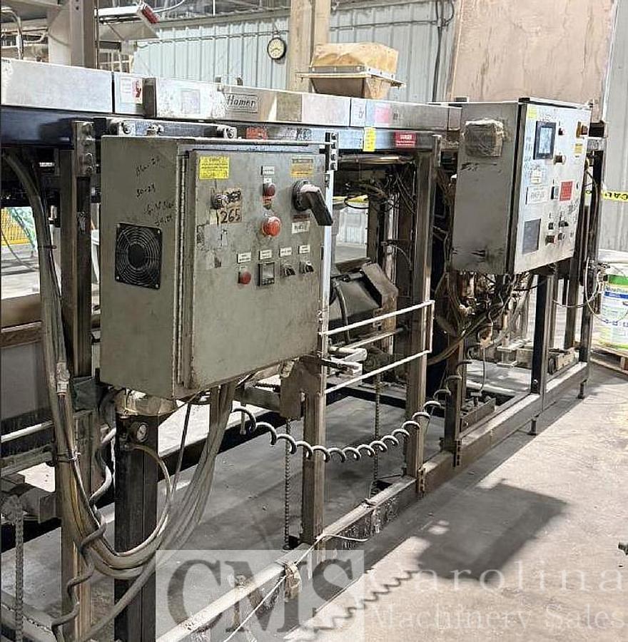 Used 2003 Hamer Model 2080 Form Fill Seal Bagger with Robot Stacker