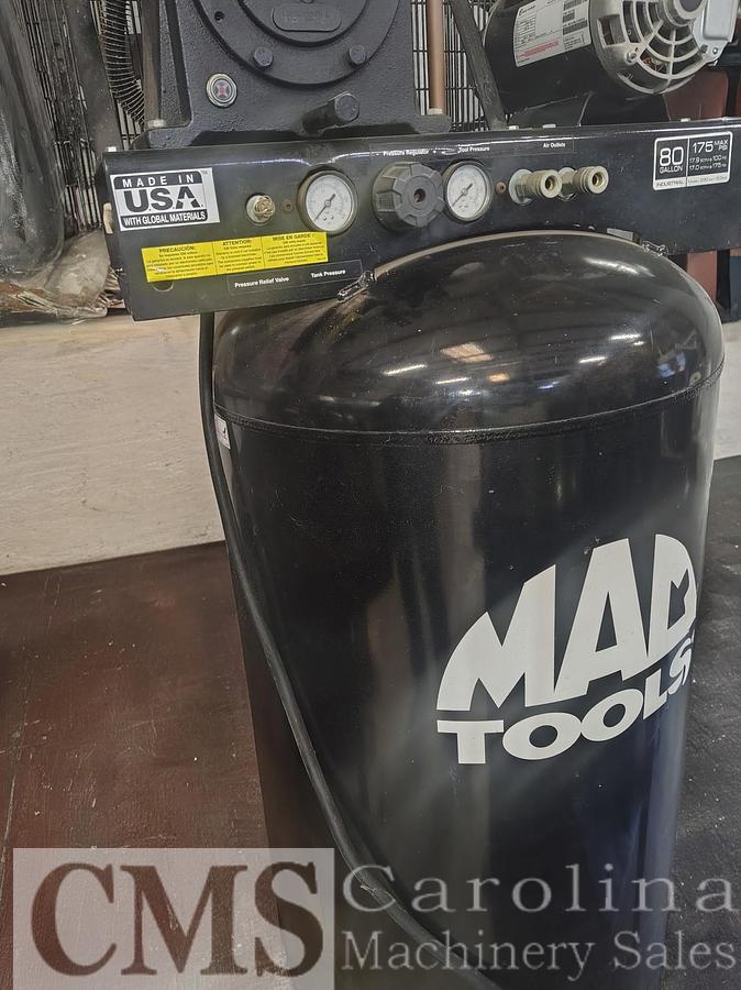 Used 2021 Mac Tools ACPV580S 80 Gallon Aur Compressor