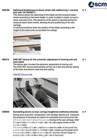 Used 2022 Gabbiani G2 Panel Saw