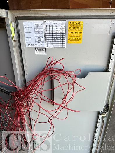 Used 1995 Weinig Molder Electrical Panel U23