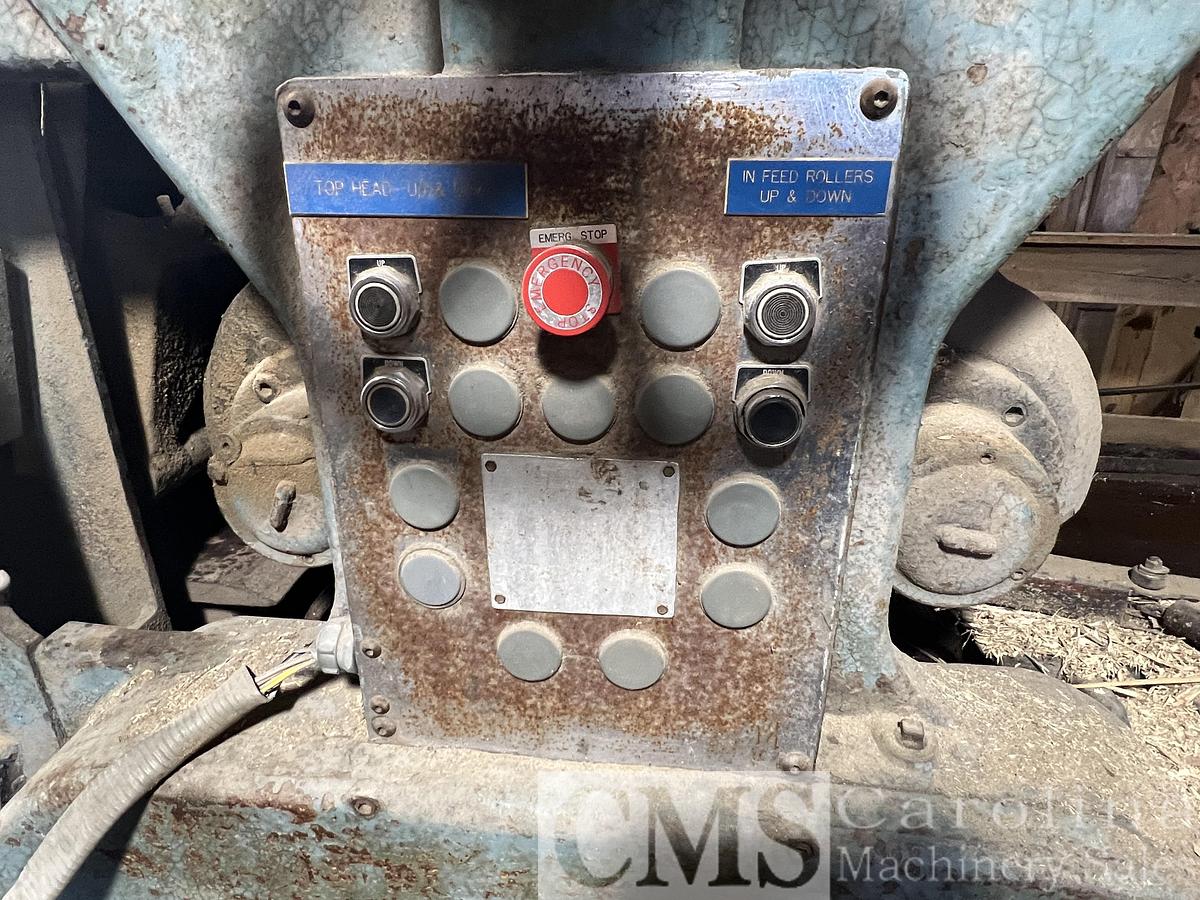 Used Newman M712 4-Sided Planer Mill with Infeed Deck