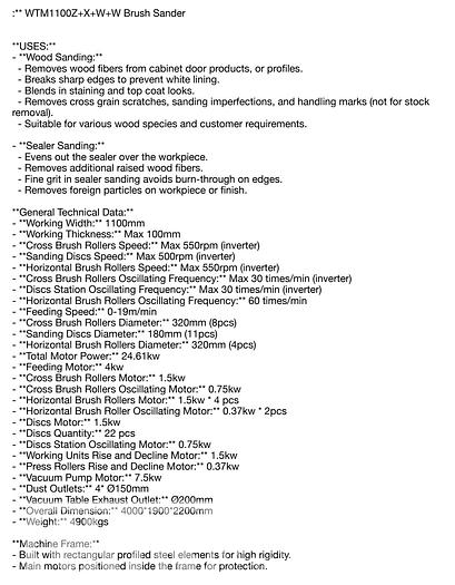 Woodtech Cabinet Door Sander