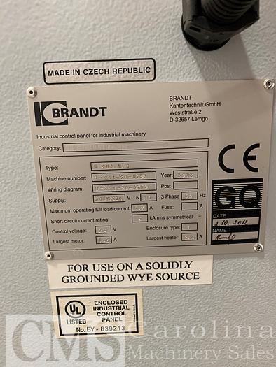 Used 2012 Brandt Ambition KDN 1110 Edgebander