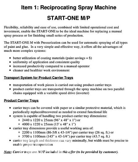 Used 2017 Makor Start One M Sprayer with Loading & Unloading