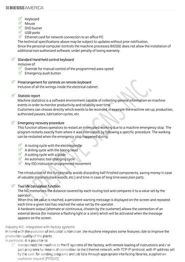 Used 2019 Biesse Rover K FT 1836 CNC Router