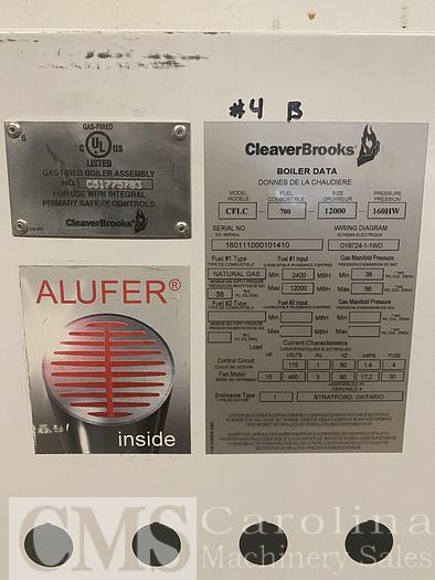 Used Cleaver Brooks 12,000 MBTU Condensing Boilers