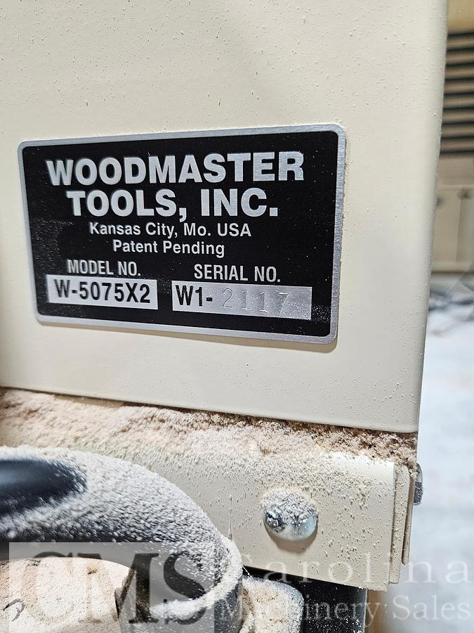 Used 2025 Woodmaster 50" Double Drum Sander