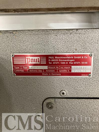 Used Paul Maxi 4.0 PT Chop Saw