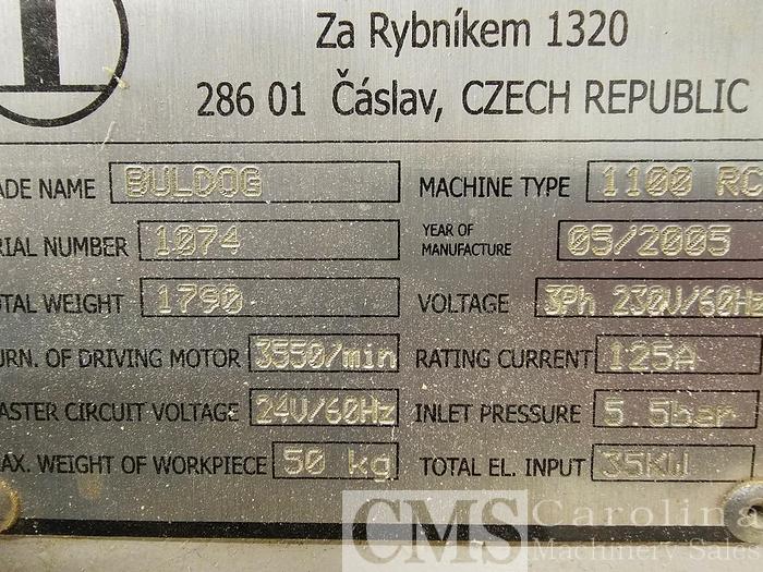 Used 2005 Houfek Buldog 1100 RC Wide Belt Sander