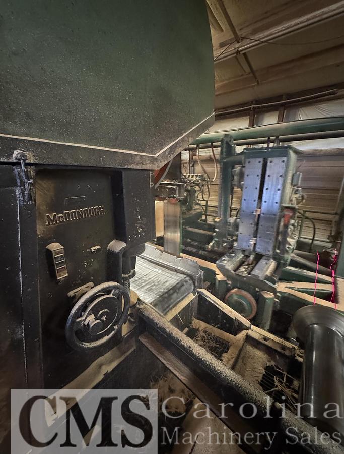 Used McDonough 62" Double Cut Sawmill Headrig