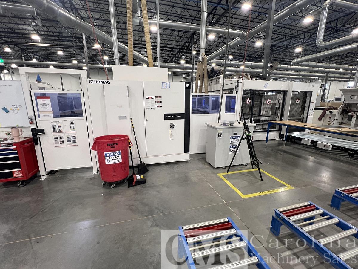 Used 2021 Homag Drillteq C600 with Stackteq C500 Stacker