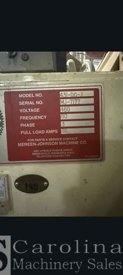 Used Homag MJ 431-DC Rip Line